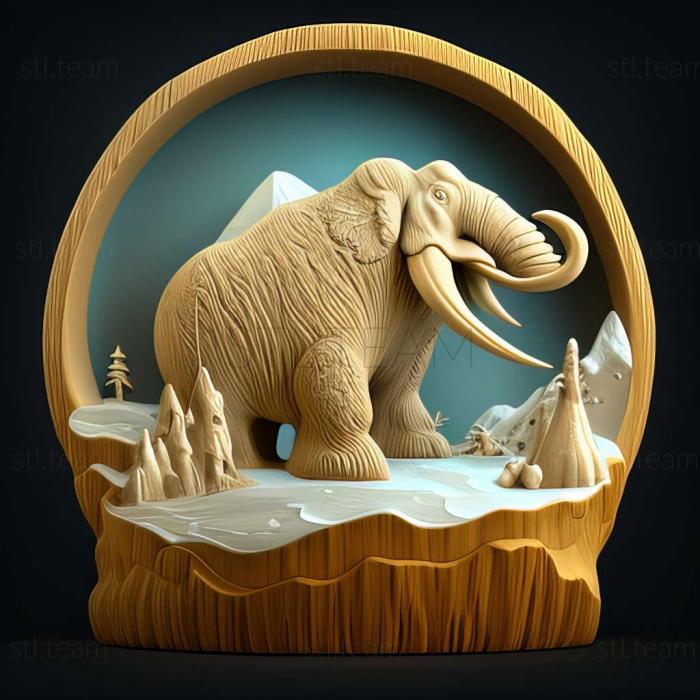 3D model Ice Age Continental DriftArctic Games game (STL)